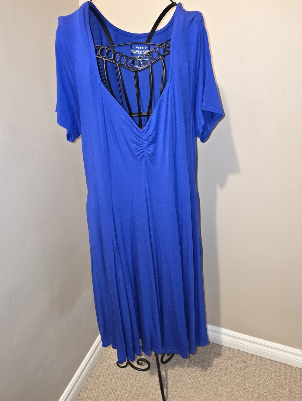 Torrid Royal Blue Super Soft Knit Dress